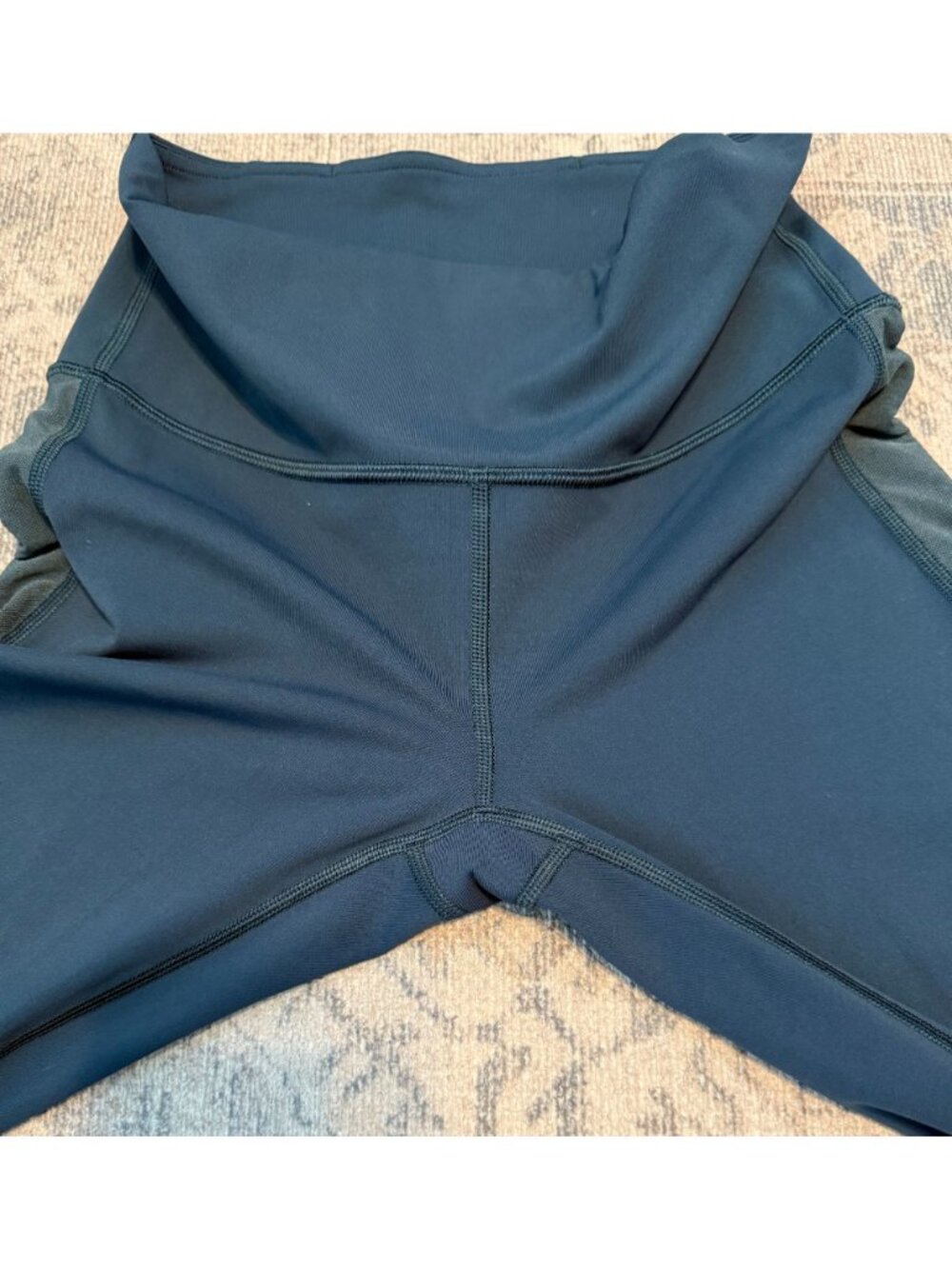 Lululemon Ready Set Go Crop Pant 21" Submarine Blue Size 4 Leggings High Rise - Picture 4 of 7